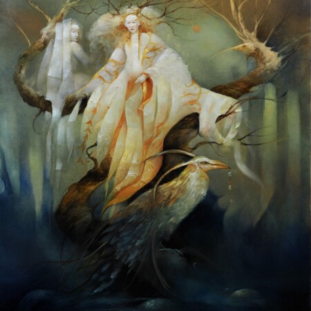 Peinture à l'huile réalisée par Anne Bachelier