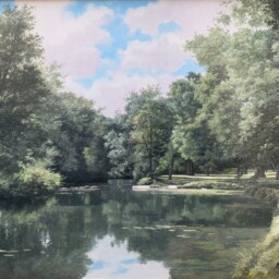 Peinture à l'huile sur toile réalisée par Michel Trapezaroff