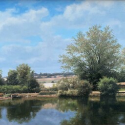 Peinture à l'huile sur toile réalisée par Michel Trapezaroff