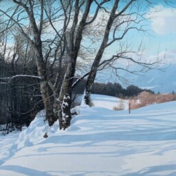 Peinture à l'huile sur toile réalisée par Michel Trapezaroff