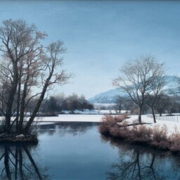 Peinture à l'huile sur toile réalisée par Michel Trapezaroff