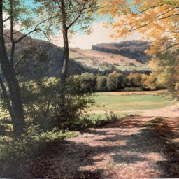 Peinture à l'huile sur toile réalisée par Michel Trapezaroff