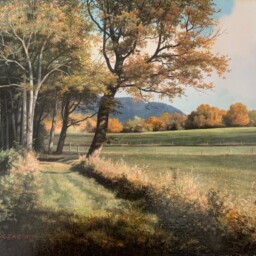 Peinture à l'huile sur toile réalisée par Michel Trapezaroff