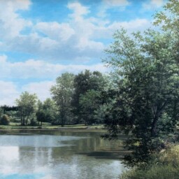 Peinture à l'huile sur toile réalisée par Michel Trapezaroff