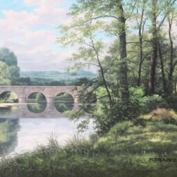 Peinture à l'huile sur toile réalisée par Michel Trapezaroff