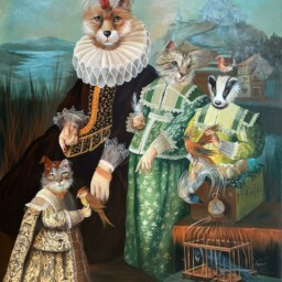Peinture à l'huile sur toile réalisée par Sylvia Karle-Marquet
