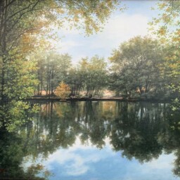 Peinture à l'huile sur toile réalisée par Michel Trapezaroff