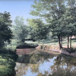 Peinture à l'huile sur toile réalisée par Michel Trapezaroff