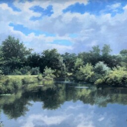 Peinture à l'huile sur toile réalisée par Michel Trapezaroff