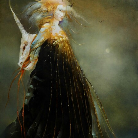 Peinture à l'huile réalisée par Anne Bachelier