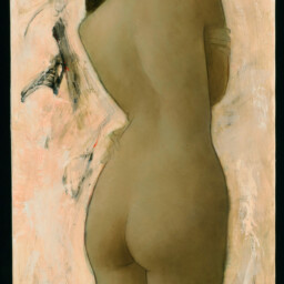 Huile sur toile réalisée par Alain Bonnefoit