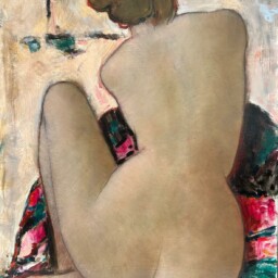 Huile sur toile réalisée par Alain Bonnefoit