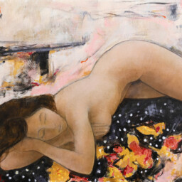 Huile sur toile réalisée par Alain Bonnefoit