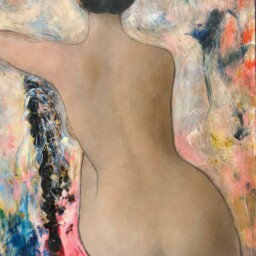 Huile sur toile réalisée par Alain Bonnefoit
