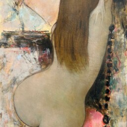 Huile sur toile réalisée par Alain Bonnefoit