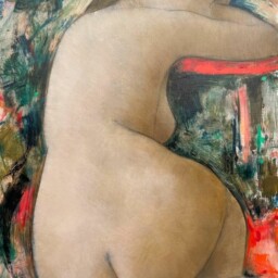 Huile sur toile réalisée par Alain Bonnefoit
