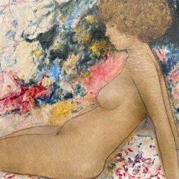 Huile sur toile réalisée par Alain Bonnefoit