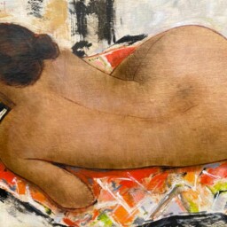 Huile sur toile réalisée par Alain Bonnefoit