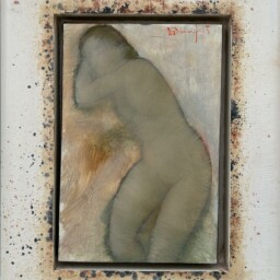 Huile sur toile réalisée par Alain Bonnefoit